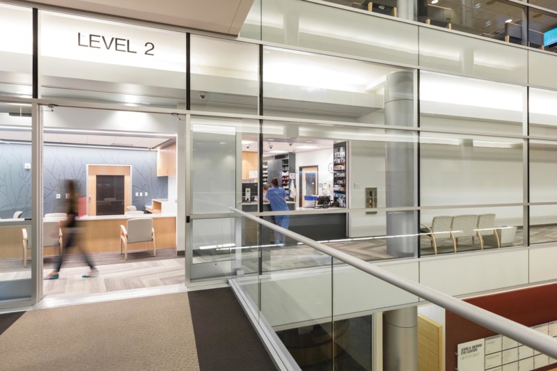 Moran-Eye-Center-Interior-atrium-Bridge-Pharmacy-Reception Moran-Eye-Center-Interior-atrium-Bridge-Pharmacy-Reception
