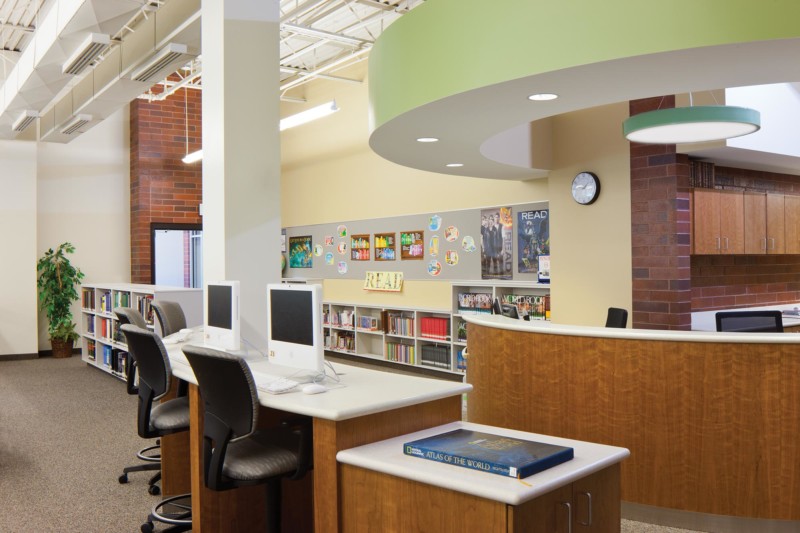 Albion-Middle-School-Interior-media-Center