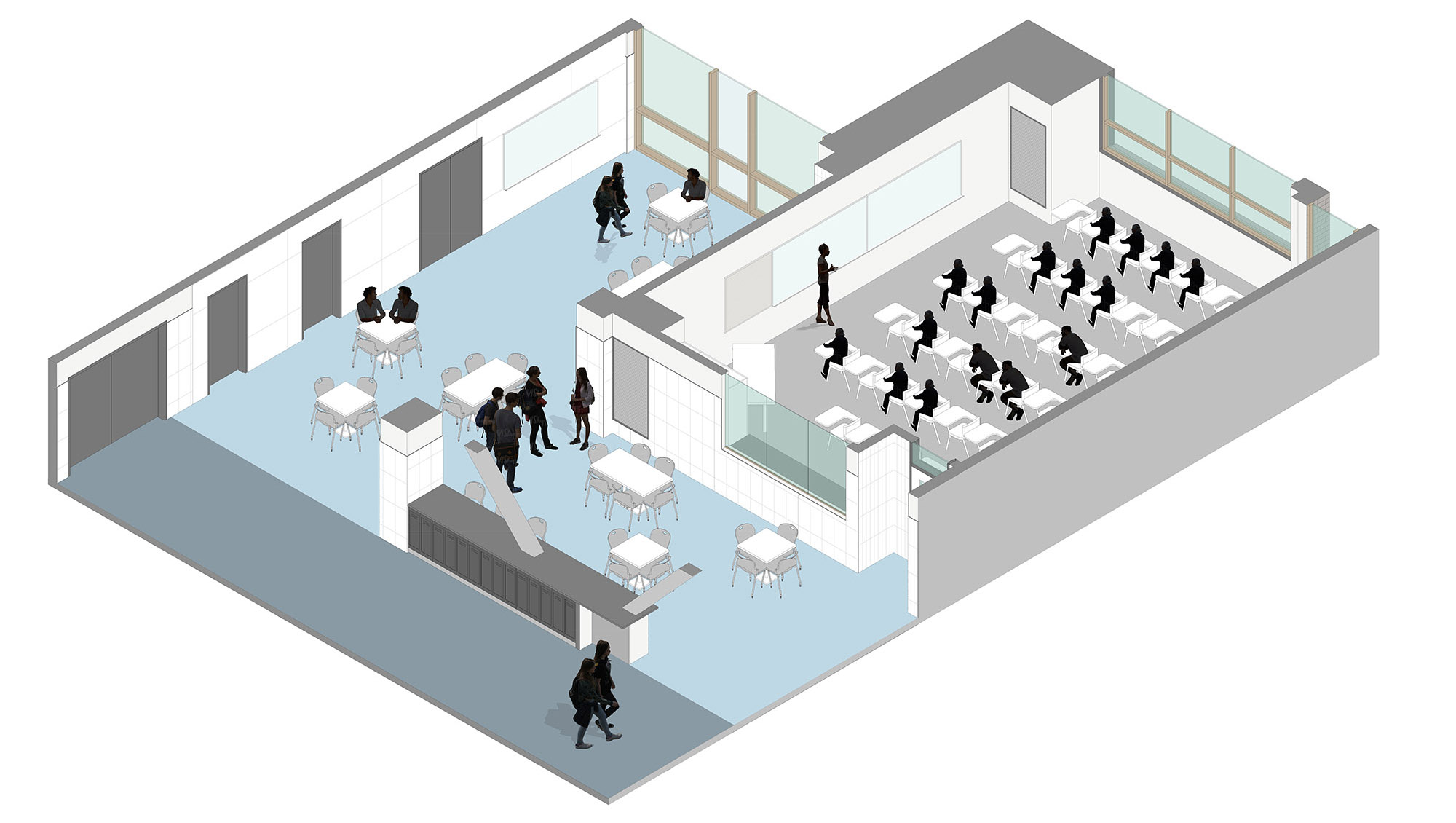 Hillcrest-High-School-Interior-Axo-View-01