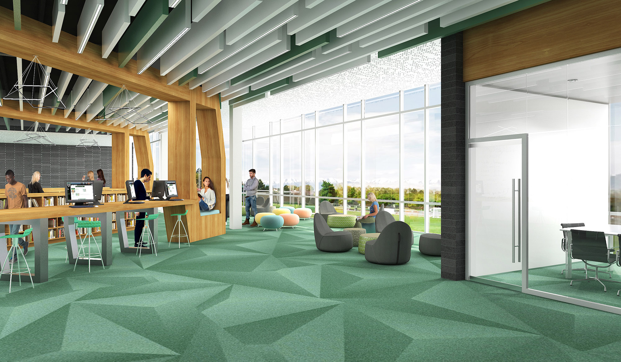 Hillcrest-High-School-Rendering-2017-Media-Center