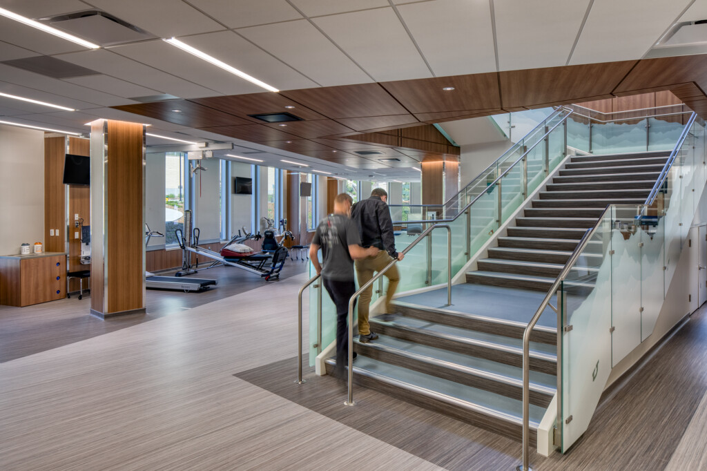 Neilsen-Rehabilitation-Hospital-Interior-Physical-Therapy-Stairs