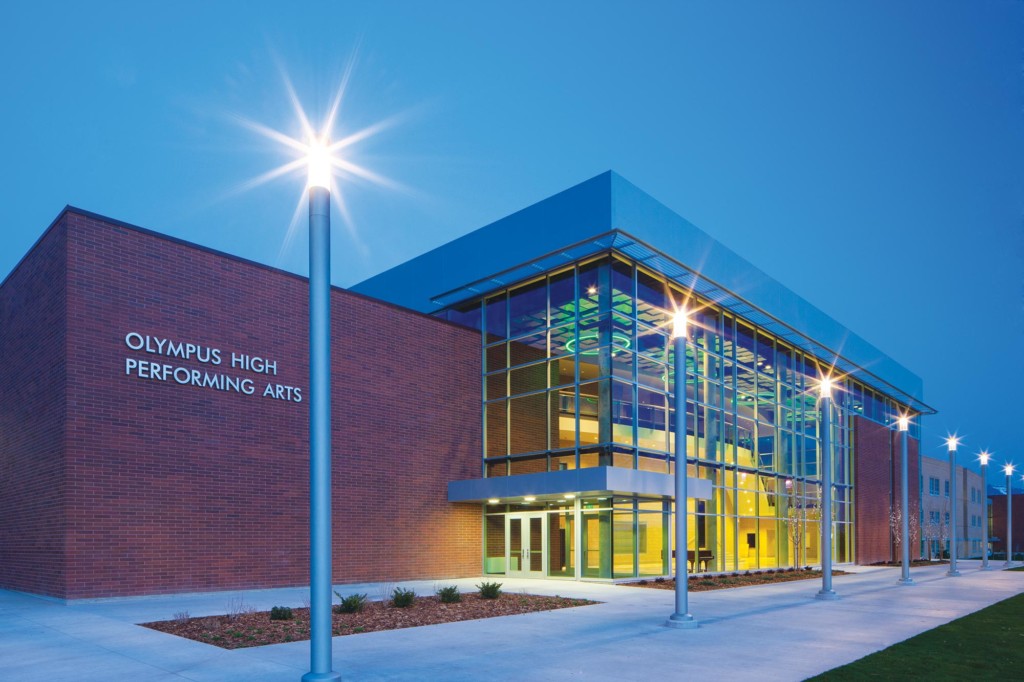 Olympus-High-School-Exterior-Performing-Arts