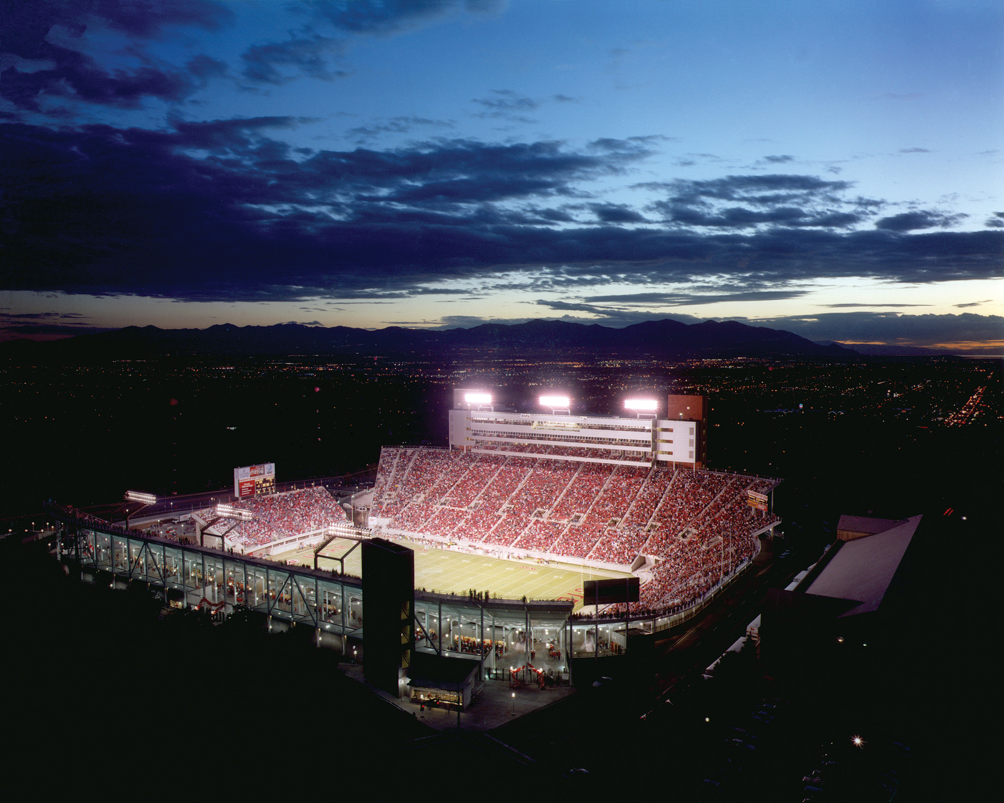 Rice-Eccles-Stadium-Exterior-Night-Game