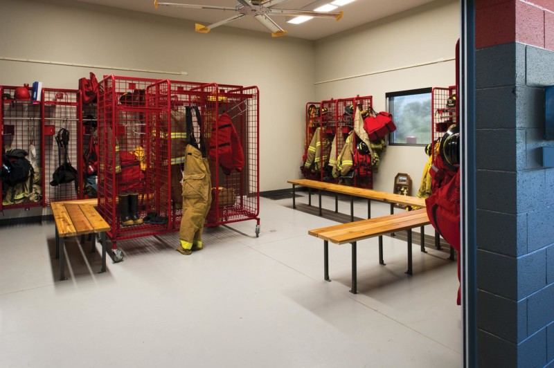Naples-Fire-Station-Interior-Locker-Room