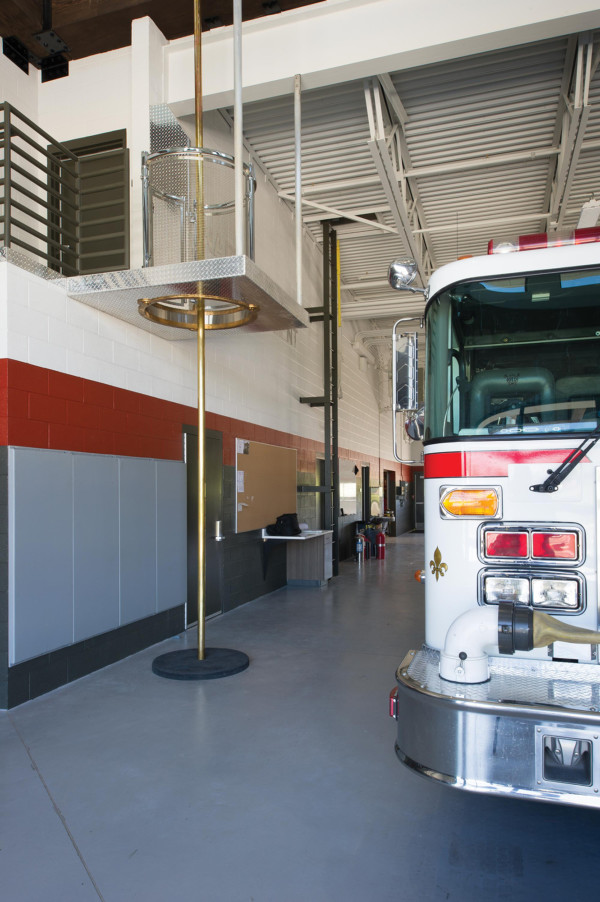 Naples-Fire-Station-Interior-pole