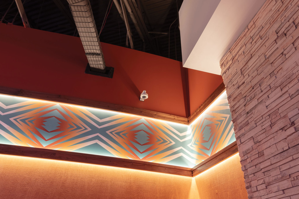 Shoshone-Bannock-Casino-Ceiling-Tribal-Pattern