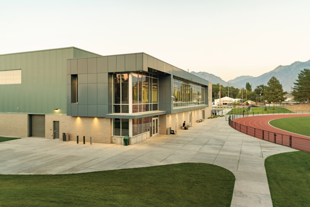 Hillcrest-High-School-Exterior-Field-House-Angled