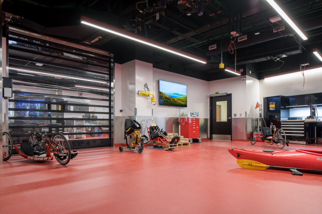 Neilsen-Rehabilitation-Hospital-Interior-Mobility-Garage-Equipment