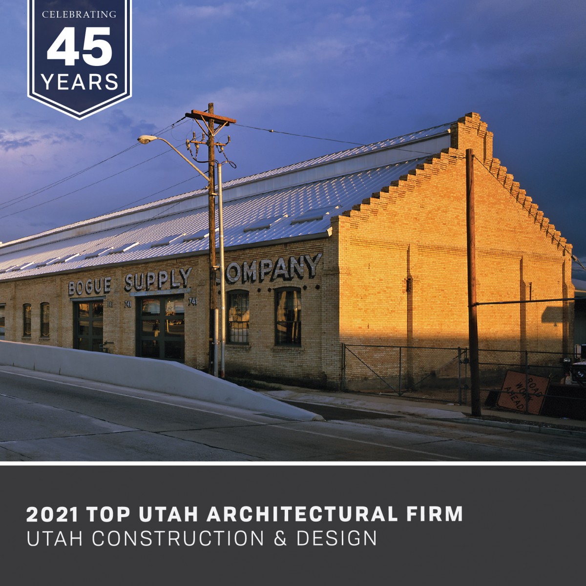 FFKR Architects 2021 Top Utah Architectural Firm with Utah Construction