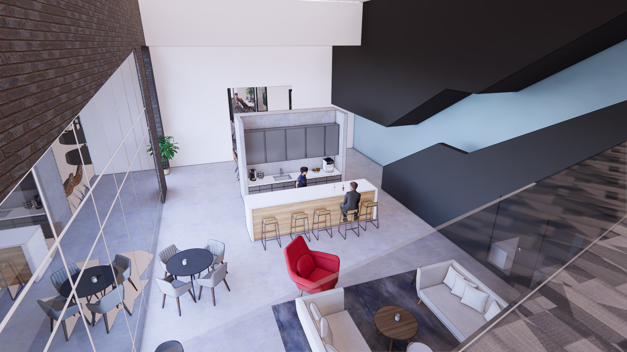 Lounge from Mezzanine