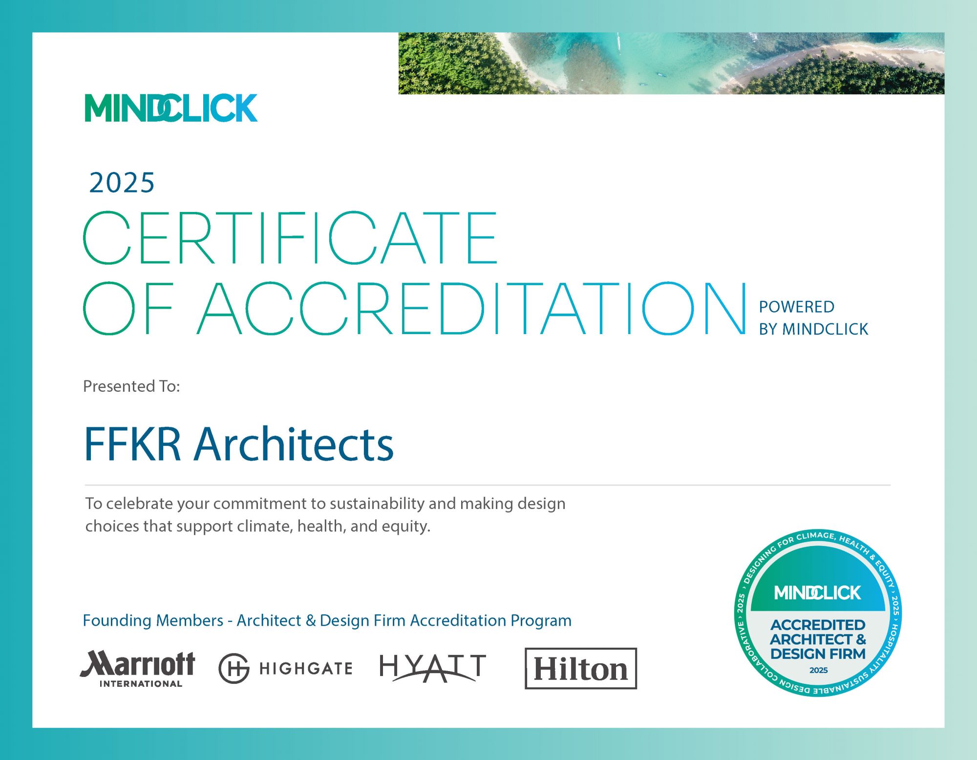 FFKR-Architects-HSDC-Certificate