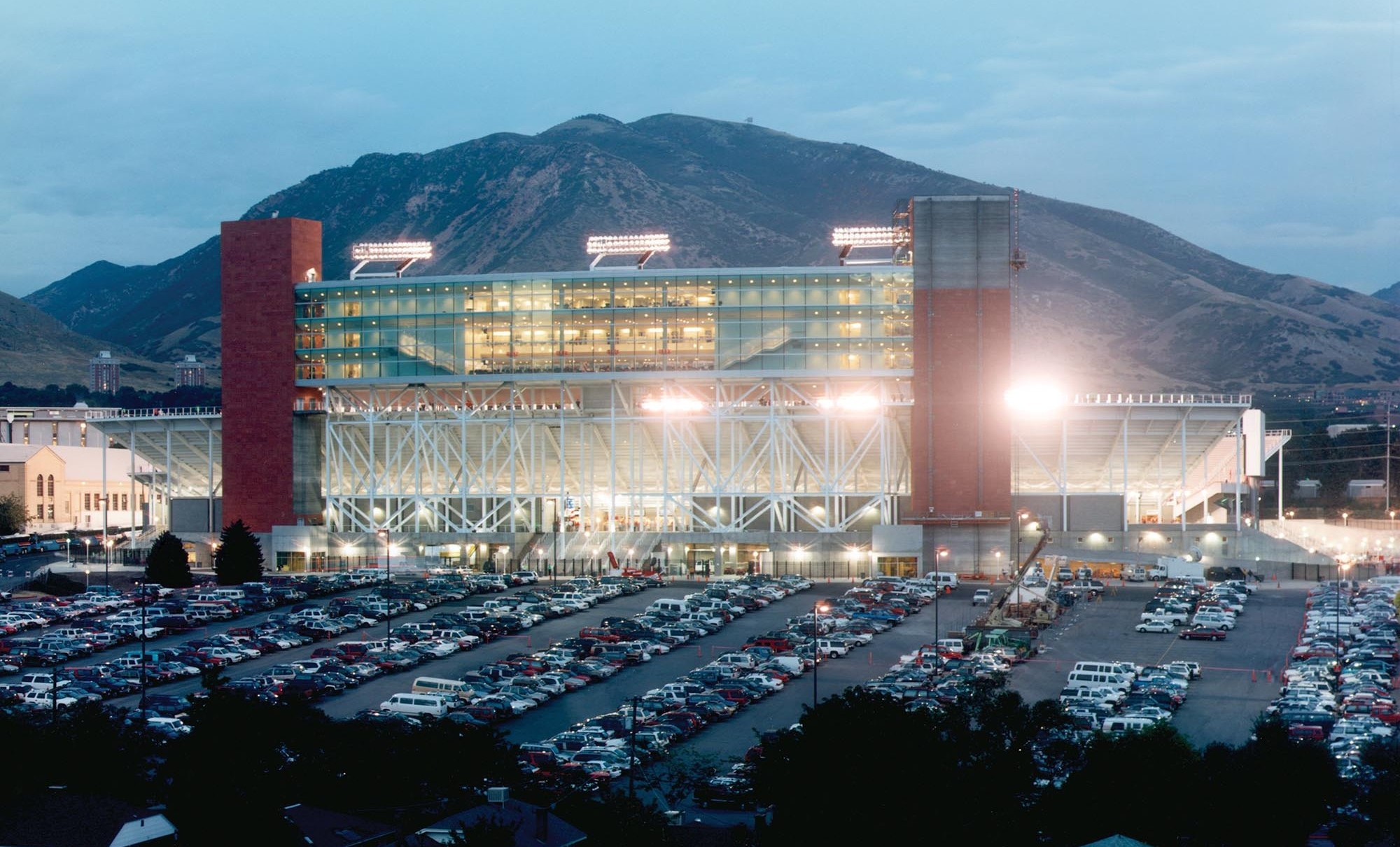 ext_Rice_Eccles_twilight Utah Valley University